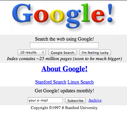 Google in 1998
